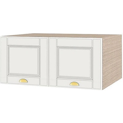 ИРИМ Надстройка за горен кухненски шкаф с две врати Сити МФ-Бяло мат-09-112 80 см