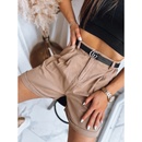 Šortky CLAUDINE SY0278 Světle hnědé