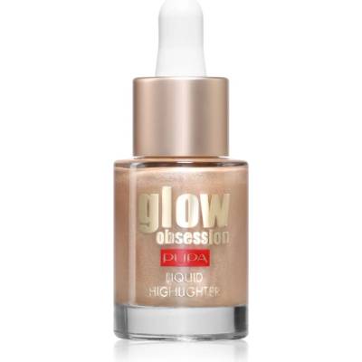 PUPA Milano Glow Obsession Liquid Highlighter течен хайлайтър цвят 100 - Sunrise 13.5ml