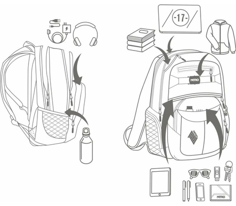 Nitro Hero dune 37 l