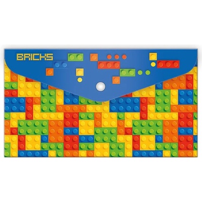 Obálka plastová s drukem DL Bricks 305962