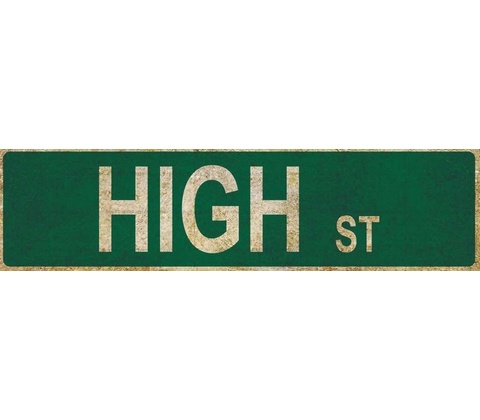 Ceduľa High st