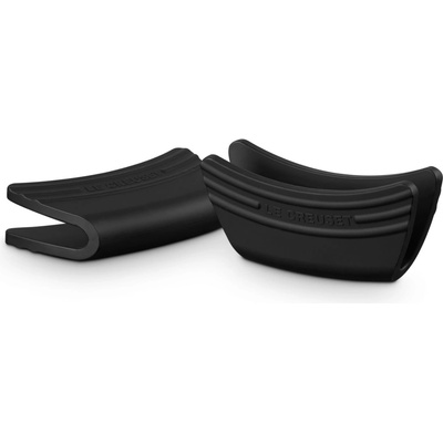 Le Creuset Ръкавица за фурна до тенджера за готвене 12 cm, комплект от 2 бр. , BLACK ONYX, силикон, Le Creuset (LECR93010300140000)