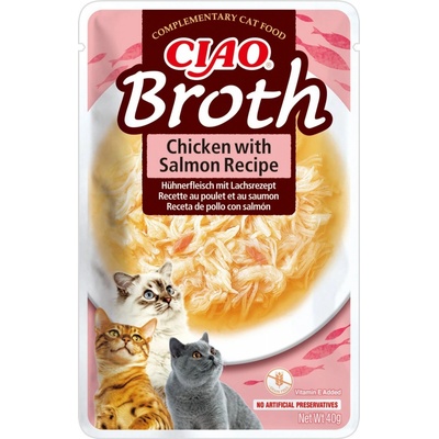 Ciao Broth Chicken with Salmon 40 g