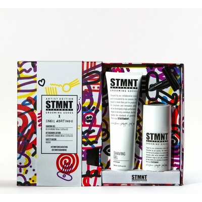 STMNT Care STMNT Care Shaving Gel gél na holenie 150 ml + STMNT Care Aftershave Lotion hydratačné a upokojujúce mlieko po holení 100 ml + Safery Razor holiaci strojček 1 ks