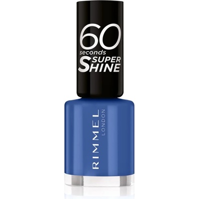 Rimmel 60 Seconds Super Shine лак за нокти цвят 828 Danny Boy Blue! 8ml