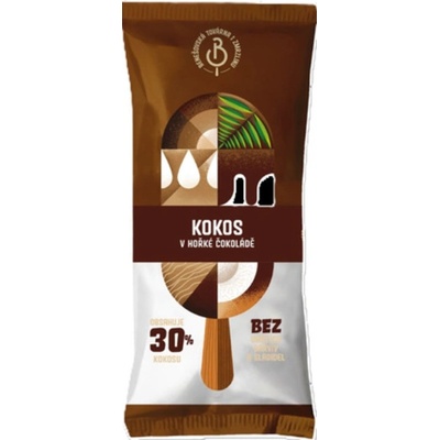 Benešovská továrna na zmrzlinu Kokos v hořké čokoládě 70 ml