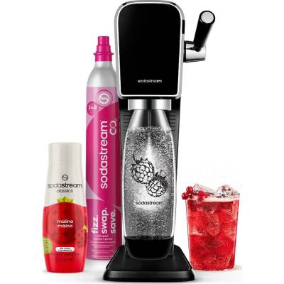 Sodastream ART Black Malinová Zero Mpack