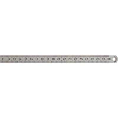 BMI Měřítko ocelové nerez profil 18x0,5 mm 361650 1000 mm 1 mm/0,5 mm rg3674