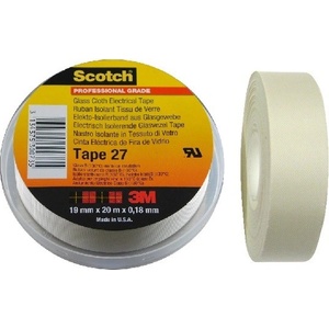 3M 27 Scotch високотемпературна лента от стъклотъкан 19 мм x 20 м (7100119486)