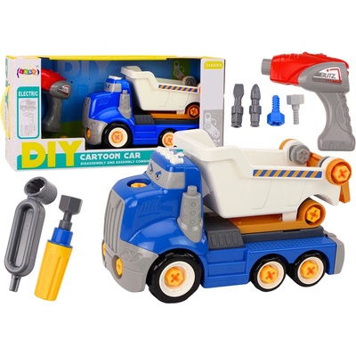 mamido Kreslený sklápač na zostavenie DIY modrý