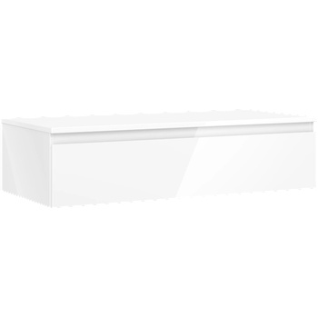 Mexen Orio шкаф за баня под мивка 100 см с плот, 1 чекмедже, бял гланц - 91A10-10023-1-BFC00 (91A10-10023-1-BFC00)