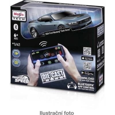 Maisto RC se světly, 2,4GHz, USB, XTR, Bluetooth 5.0, assort 1:41
