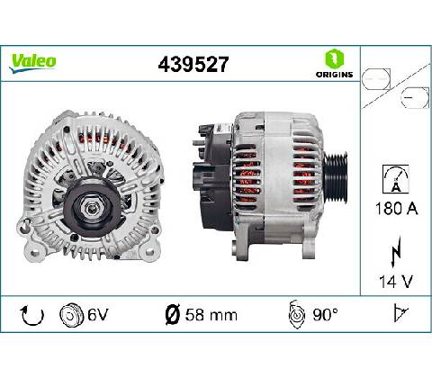 Alternátor VALEO 439527