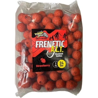 Carp Only Boilies Hookbait Frenetic A.L.T. Strawberry 1 kg 24 mm