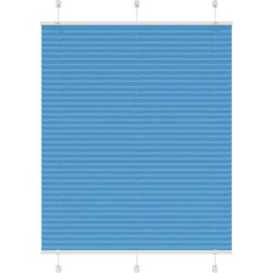 vidaXL Плисирана щора Синя 105x150 cm Ширина на плата 104, 4 cm (4015195)