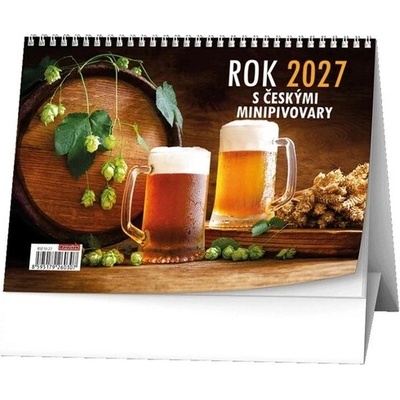 Rok s českými minipivovary stolní Baloušek 2027