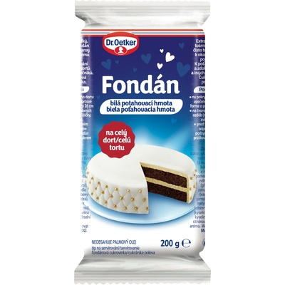 Dr. Oetker Fondán biela Poťahovacia hmota 200 g