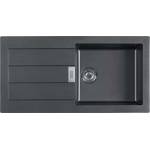 Franke Sirius 2.0 - Мивка Tectonite S2D 611-100, 100x50 cm, черна 143.0613. 661 (143.0613.661) Мивка за вграждане
