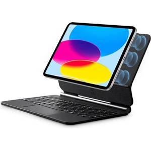 ESR Клавиатура с магнитен капак - ESR Rebound Magnetic Keyboard - iPad 10 (2022) / iPad 11 (2025) - Тъмносива