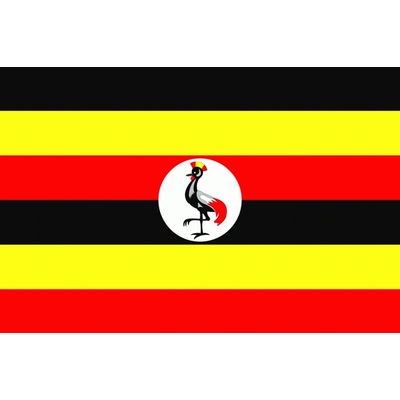 Státní vlajka Uganda tištěná venkovní Alerion