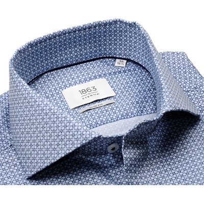 Eterna 1863 slim Fit Two Ply luxusní košile s modrým vzorem