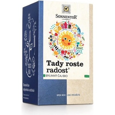 SONNENTOR BIO Čaj Tady roste radost dvoukomorový 27 g