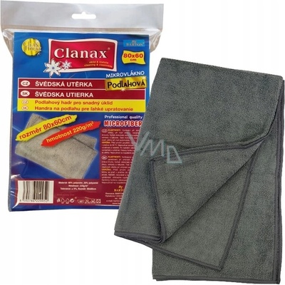 Clanax švédska utierka na podlahu 220 g 80 × 60 cm 1 ks