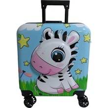 LAMER Zebra světle modrý 3D 43x22x34cm