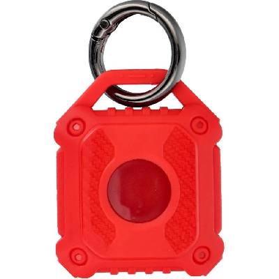 PTK pouzdro pro Apple AirTag s karabinou červený 5903396309281