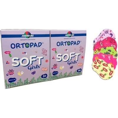 Ortopad detské okluzory Soft holky 100 ks Junior