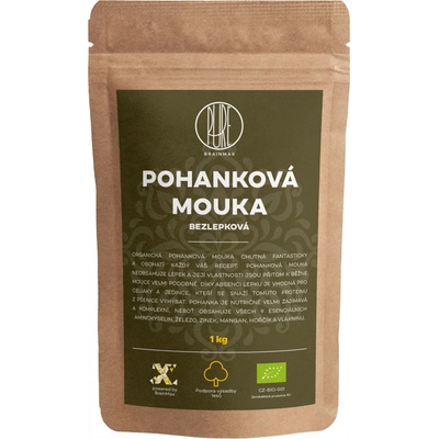 BrainMax Pure Pohanková mouka bezlepková BIO 1 kg