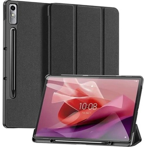 Dux Ducis Lenovo Tab P12 DUX DUCIS DOMO калъф за поставяне, кожен ефект, активен FLIP, моливник, ЧЕРЕН GP-149358 (GP-149358)