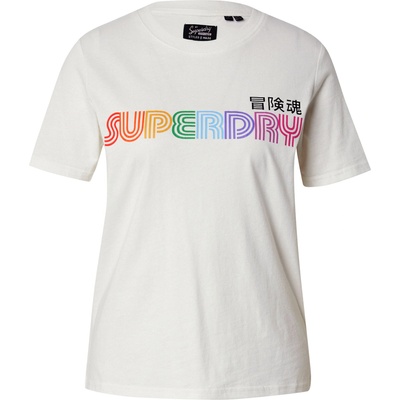 Superdry Тениска бяло, размер 12