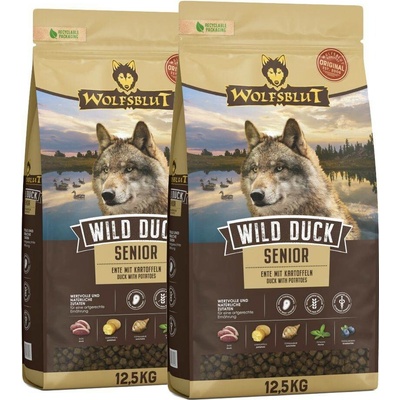 Wolfsblut Wild Duck Senior 2 x 12,5 kg