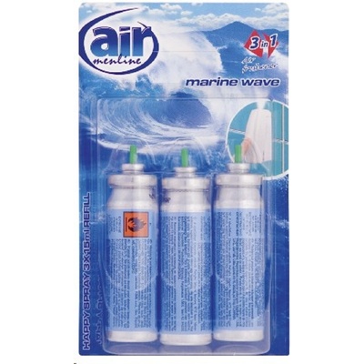 Air Menline Marine Wave náplň do osvěžovač vzduchu 3 x 15 ml