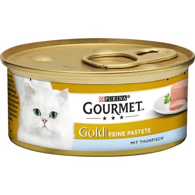 Gourmet 12х85г Paté Gourmet Gold, консервирана храна за котки - риба тон