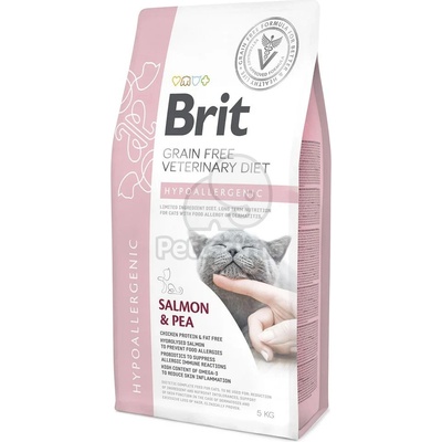 Brit Grain Free Veterinary Diet Hypoallergenic salmon & pea 400 g