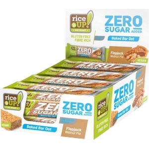 RiceUP! Flap Jack Zero Sugar Bar [12 x 70 грама] Орех