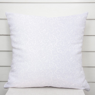 Biante TF-078 Ornamenty studená biela 35 x 45 cm