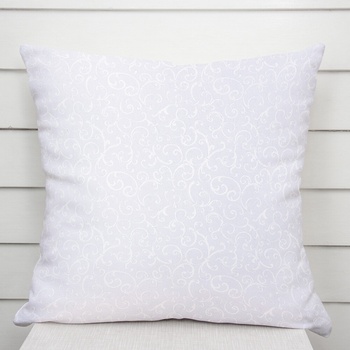 Biante TF-078 Ornamenty studená biela 70 x 90 cm