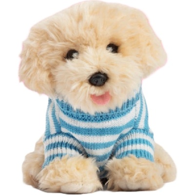 Studio Pets Плюшена играчка Studio Pets - Куче Лабрадудел с блузка, Драскулка, 23 cm (6223)