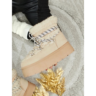 Resti Danira Women's Snow Boots krémové
