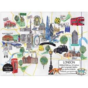 Galison - Puzzle London Map - 1 000 piese