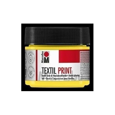 Marabu textilní barva na sítotisk a linoryt žlutá 100 ml