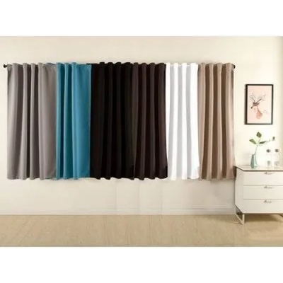 Дрейпари БГ Комплект от 2 броя завеси за максимално затъмнение, с пришита ширит лента за окачване на релса или тръбен корниз, всяка с размер 175x140см. код-20620