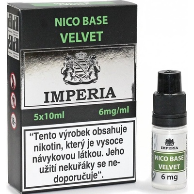 Boudoir Samadhi s.r.o. IMPERIA Báze Velvet PG20/VG80 6mg 5x10ml