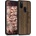 kwmobile Дървен калъф за Samsung Galaxy M21 - тъмнокафяв