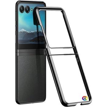 Motorola Razr 60 Electroplating Ultra Thin Transparent PC Калъф и Протектор