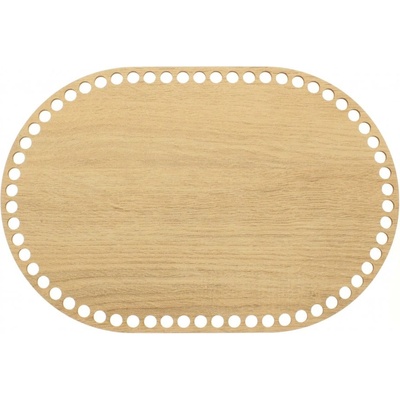Dno na košík ovál 30x20 cm DUB II typ D32